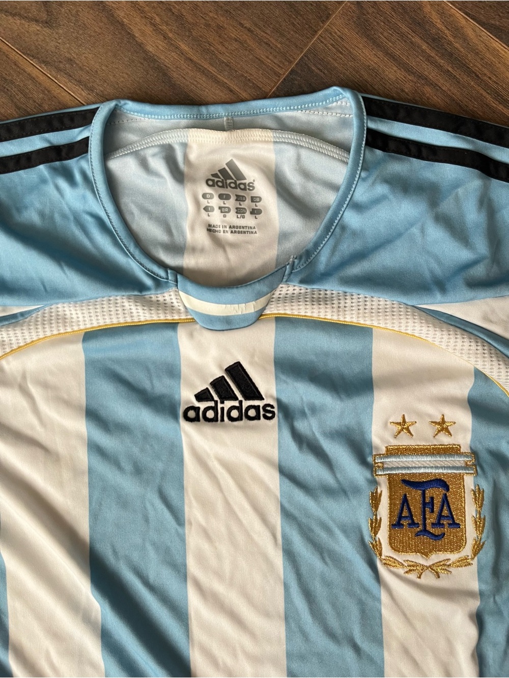 Authentic Adidas Argentina Soccer Jersey - New with Tags